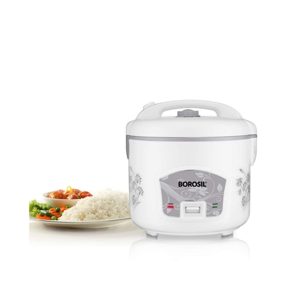 Borosil BRC28MPB23 Food Steamer Rice Cooker 28 L White