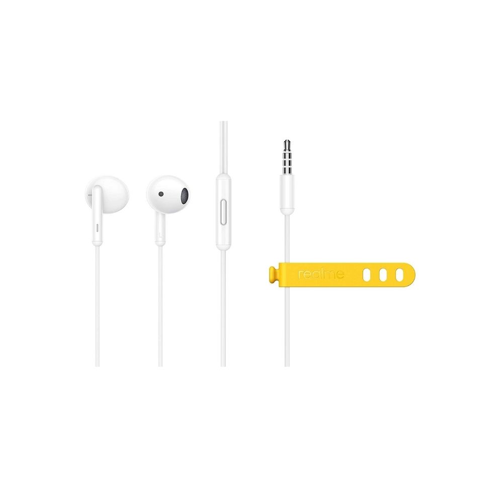 Realme Buds Classic Wired in Ear Earphones with Mic White