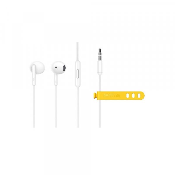 Image of Realme Buds Classic Wired in Ear Earphones with Mic (White)