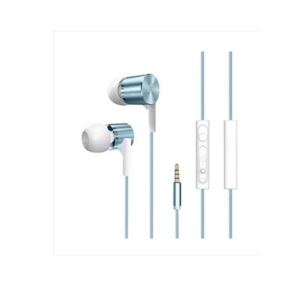 Stuffcool Bac Wired Earphones With Mic Blue