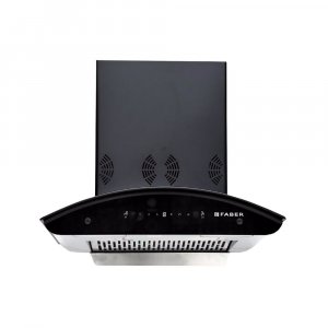 Image of Faber Hood Wall Mounted Chimney Black (CREST 3D PLUS IND HC SC BK 60)