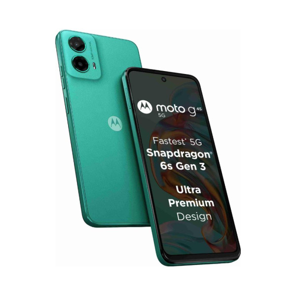 Image of Motorola G45 5G (Brilliant Green, 8GB RAM, 128GB Storage) | 6.5" FHD+ Display | Snapdragon 6 Gen1 Processor | 50MP Camera | 16MP Front Camera | 5000mAh Battery | 33W Charging