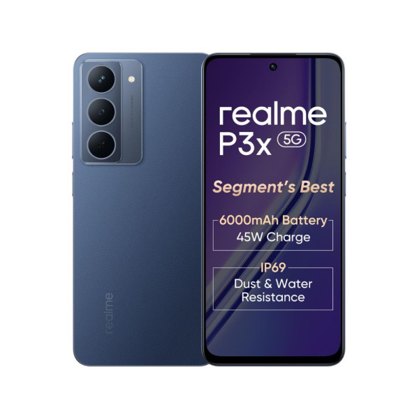 Image of realme P3x 5G (Midnight Blue, 8GB RAM, 128GB Storage)