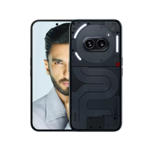 Image of Nothing Phone (2a) 5G (Black, 8GB RAM, 256GB Storage) | 6.7" AMOLED Display | 50MP (OIS) + 50 MP | 32 MP Front | Mediatek Dimensity 7200 Pro Processor | Glyph Interface | 45 W Charging 100% in 59 mins