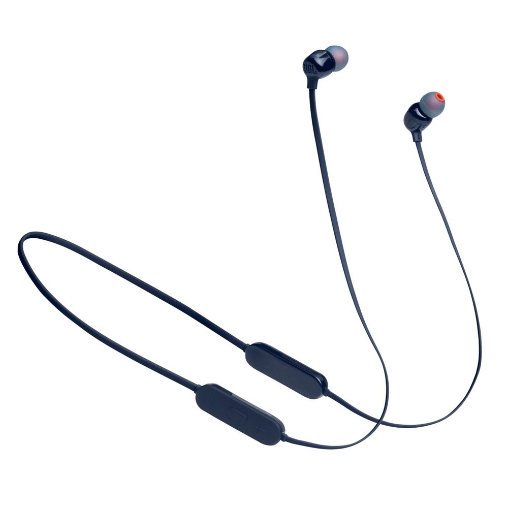 JBL Tune 175BT wireless Neckband earphones with Bluetooth 50 JBL Pure Bass sound and 16 Hour Battery built in Mic Blue