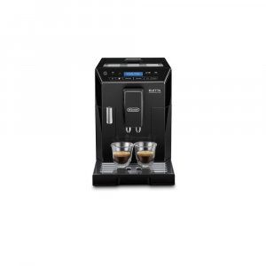 Image of Delonghi 1450 W Fully Automatic Cappuccino, Espresso, Filter Coffee Maker Black (ECAM44.660.B)
