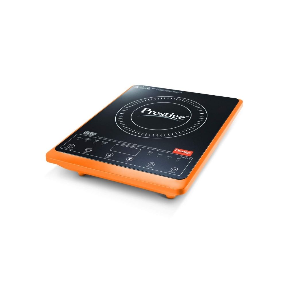 Prestige PIC 290 Induction CooktopOrange Black Touch Panel