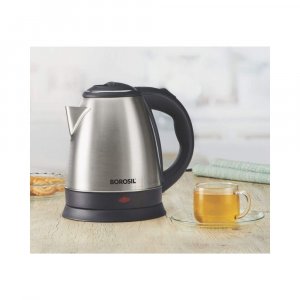 Image of Borosil Rio Electric Kettle (Silver, 1.5L)