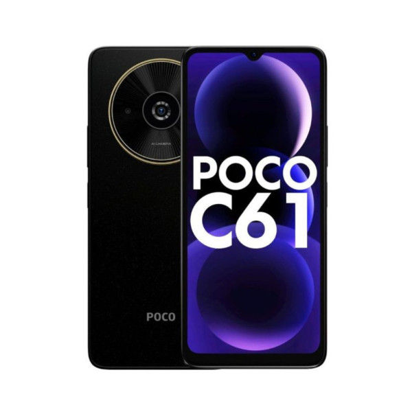 Image of POCO C61 Diamond Dust Black 4GB RAM 64GB ROM