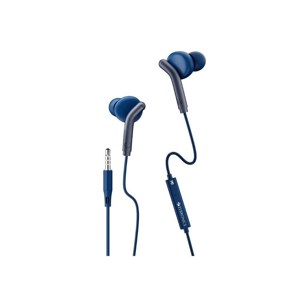 Zebronics Zeb-Bro in Ear Wired EarphonesBlue