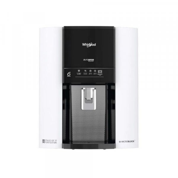 Image of Whirlpool Purasense 7 L RO + UV + UF Water Purifier with DIY Technology  (White, Black)