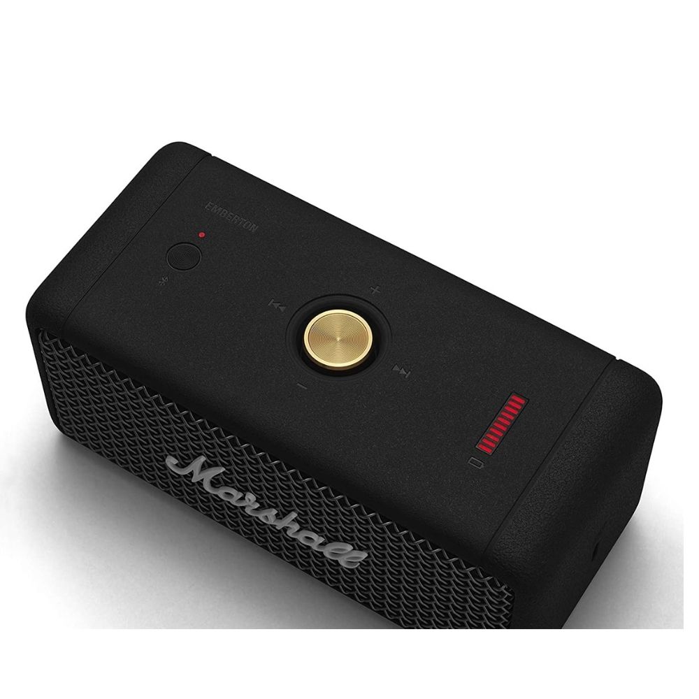 Marshall Emberton 20 Watt Wireless Bluetooth Portable Speaker Black