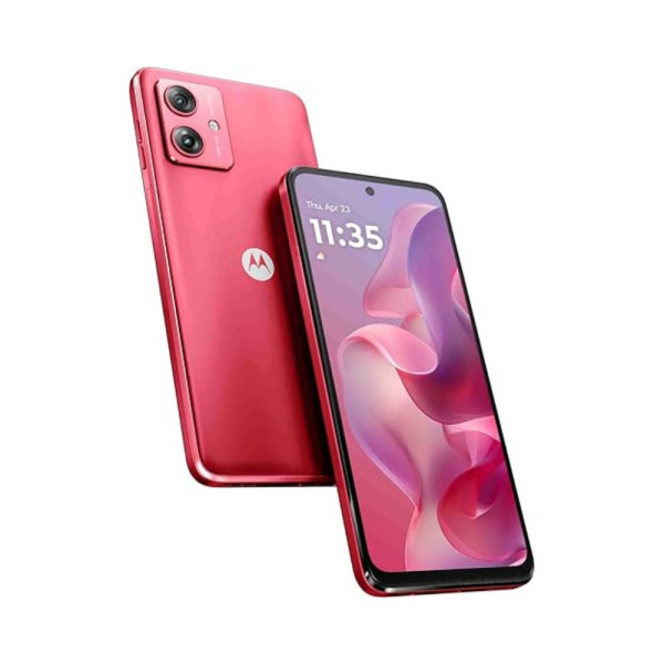 Image of Motorola G64 5G (Red Berry, 12GB RAM, 256GB Storage) | Expandable Upto 2TB | 50MP (OIS) + 8MP | 16MP Front Camera | MediaTek Dimensity 7025 Processor | 6000 mAh Battery