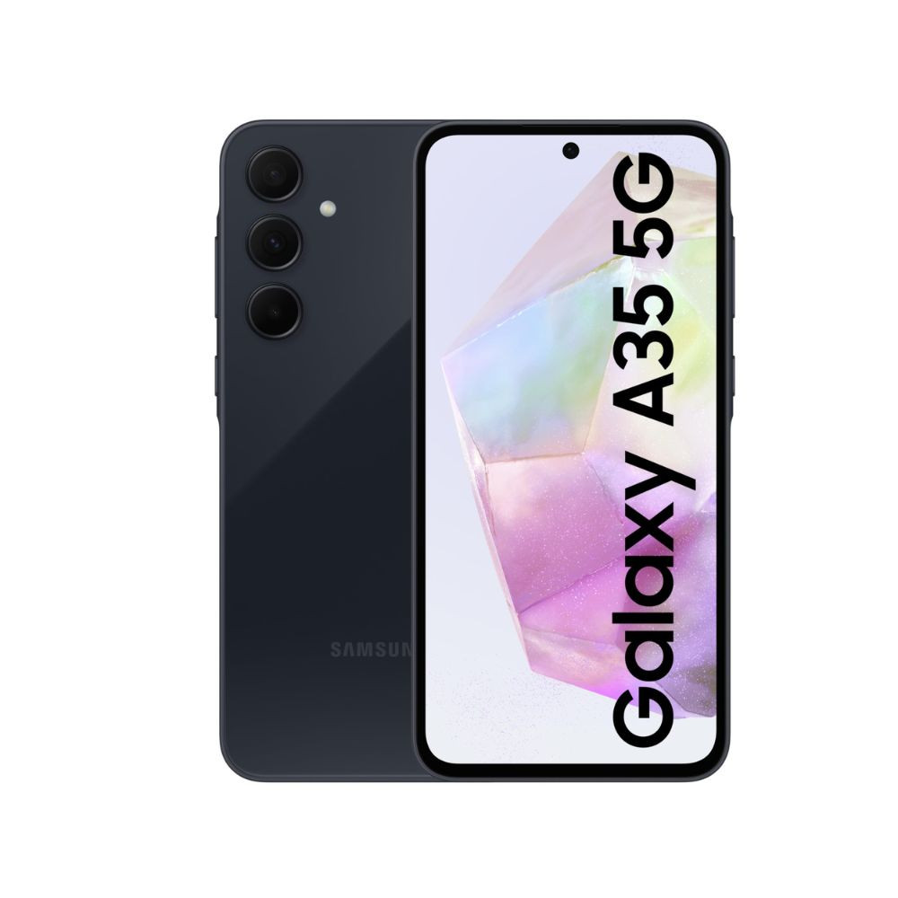 Samsung Galaxy A35 5G Awesome Navy 8GB RAM 256GB Storage Premium Glass Back 50 MP Main Camera OIS Nightography IP67 Corning Gorilla Glass Victus sAMOLED with Vision Booster