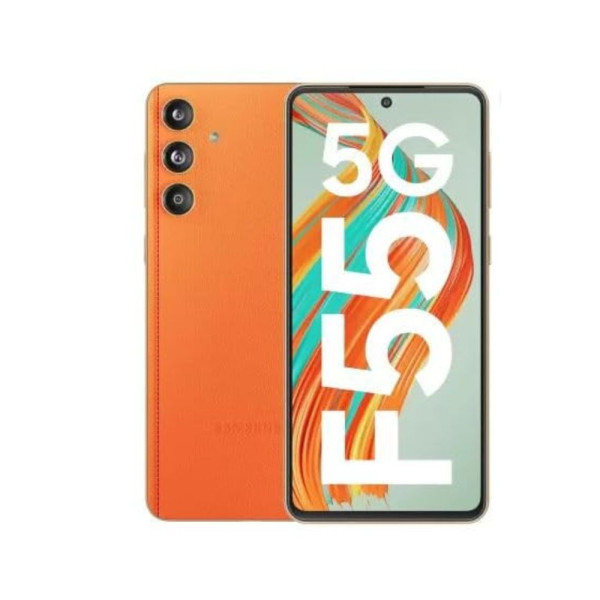 Image of Samsung Galaxy F55 5G, Apricot Crush (8GB, 256GB)