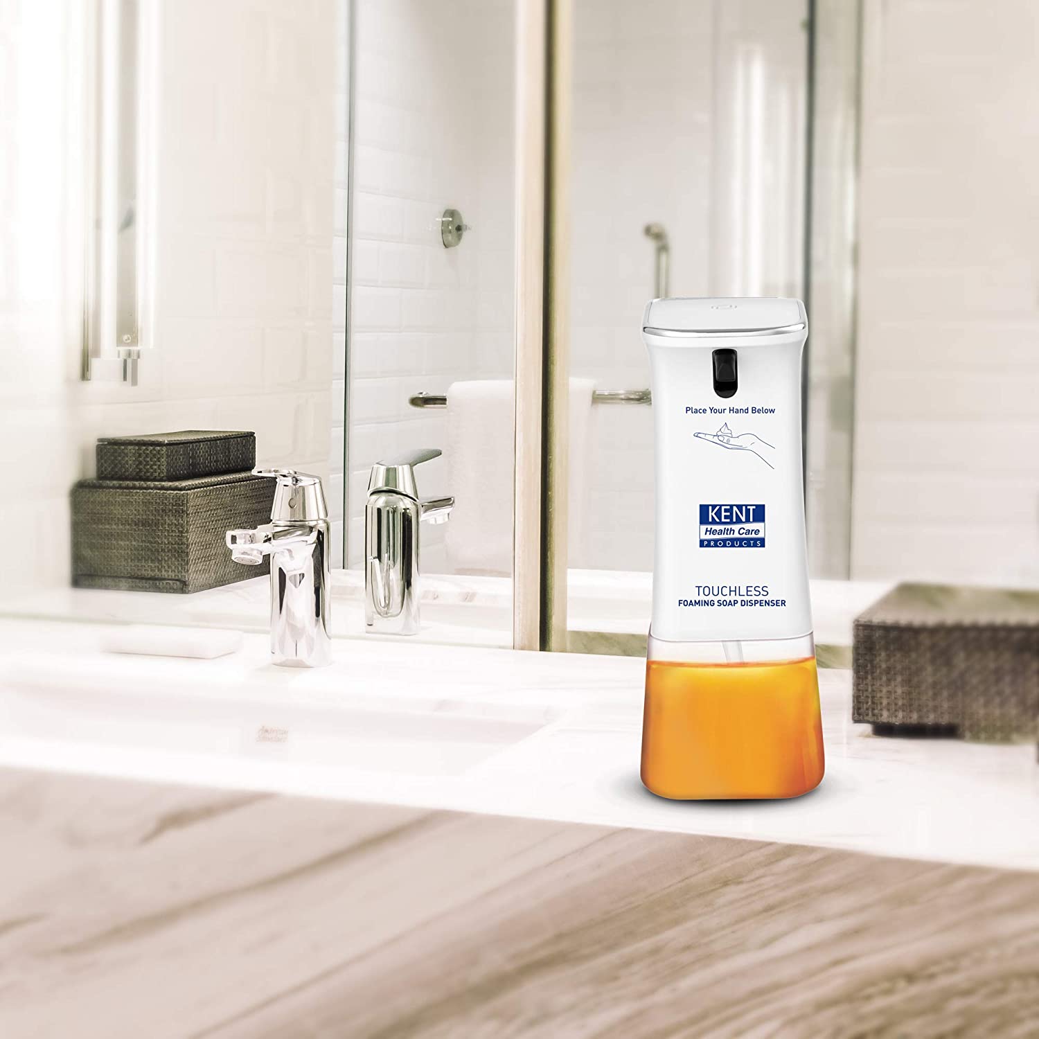 Kent Touchless Foaming Soap Dispenser 12014 15 W White