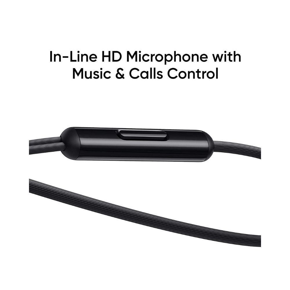 Realme Buds Classic Wired in Ear Earphones with Mic Black