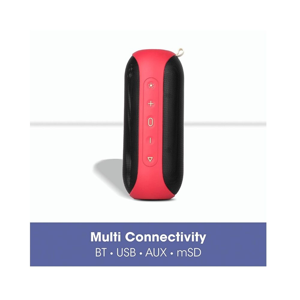 Zebronics Zeb-Music Bomb X Wireless 20W Portable Speaker Red