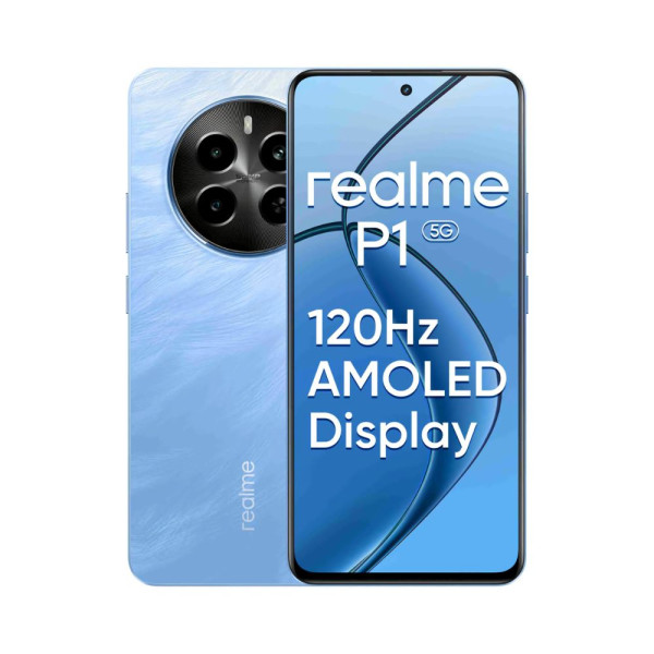 Image of realme P1 5G (Feather Blue, 6GB RAM, 128GB Storage)