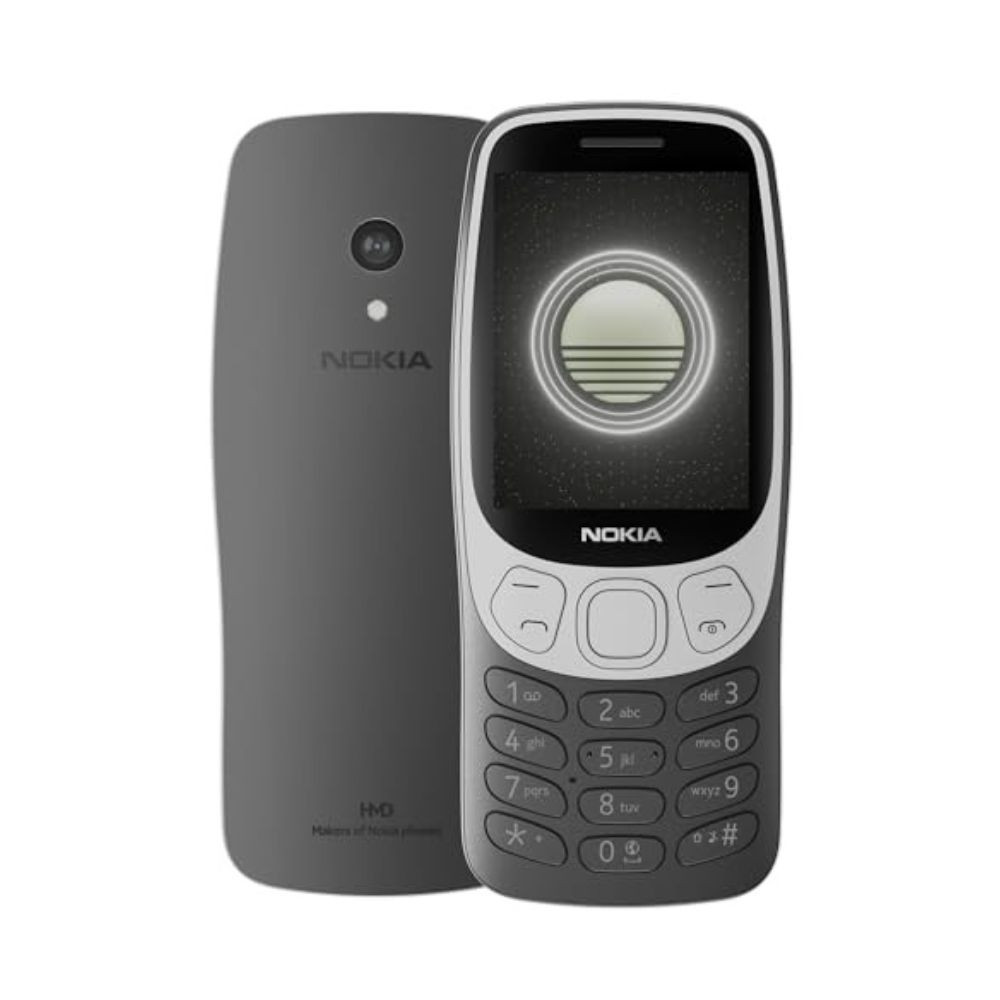 Nokia 3210 4G All-New Classic Keypad Phone with Dual SIM YouTube Scan Pay UPI Rear Camera Wireless FM Radio MP3 Player Bluetooth USB Type C Grunge Black