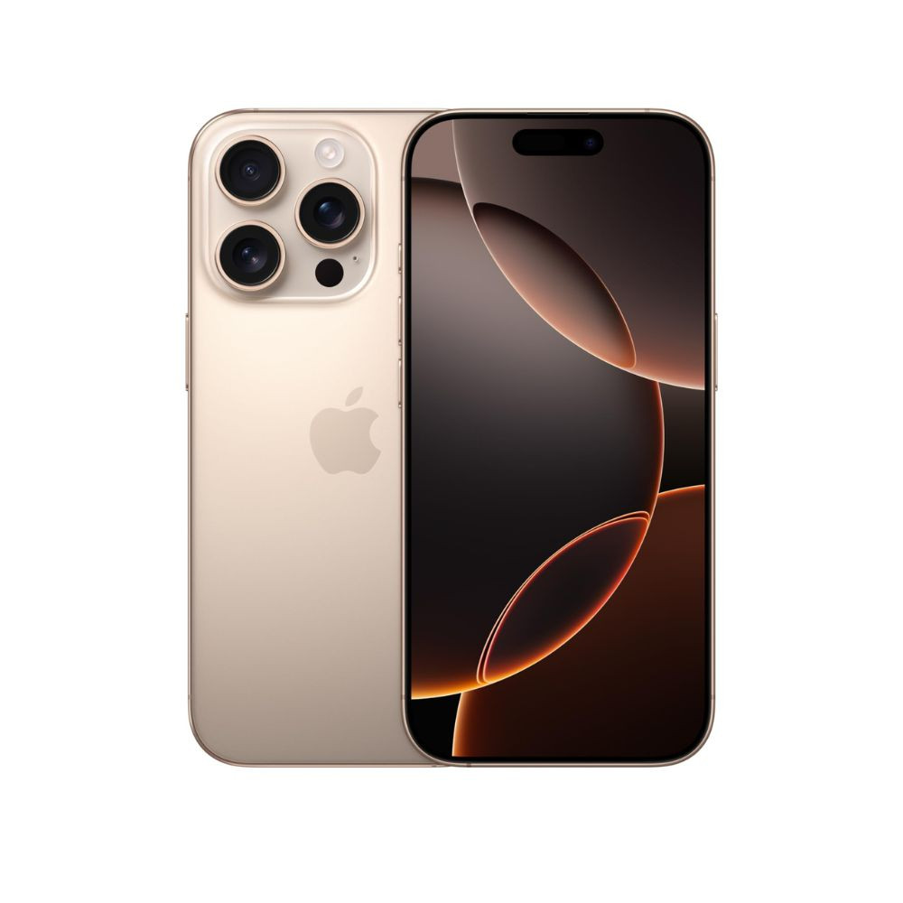 iPhone 16 Pro 256 GB 5G Mobile Phone with Camera Control 4K 120 fps Dolby Vision and a Huge Leap in Battery Life Works with AirPods Desert Titanium
