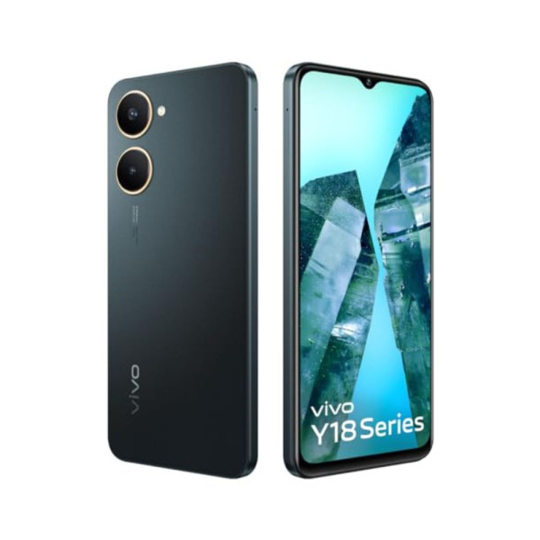 Image of vivo Y18t (Space Black, 4GB RAM, 128GB Storage) Without Offer| Without Charger