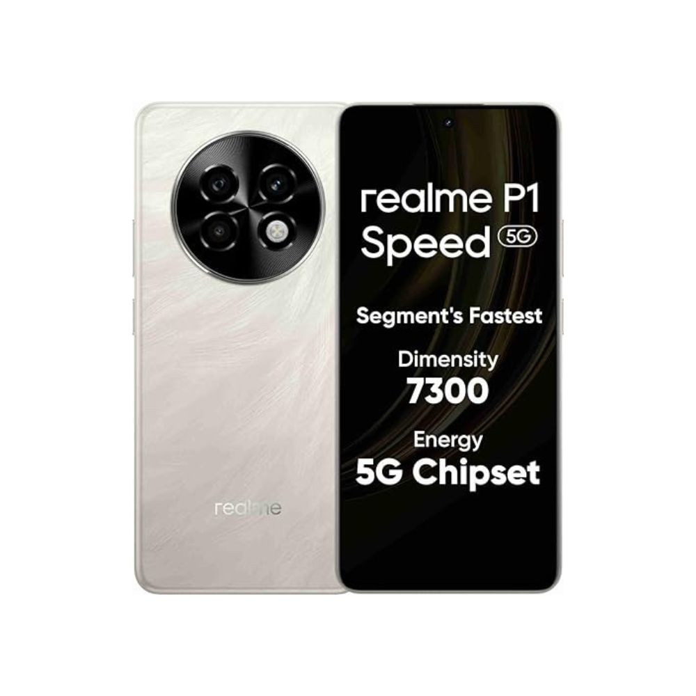 realme P1 Speed 5G Textured Titanium 8GB RAM 128GB Storage 16GB DRAM Expandable Upto 2 TB 667 Full HD Display 50MP 2MP 16MP Front Camera Dimensity 7300 Energy Processor