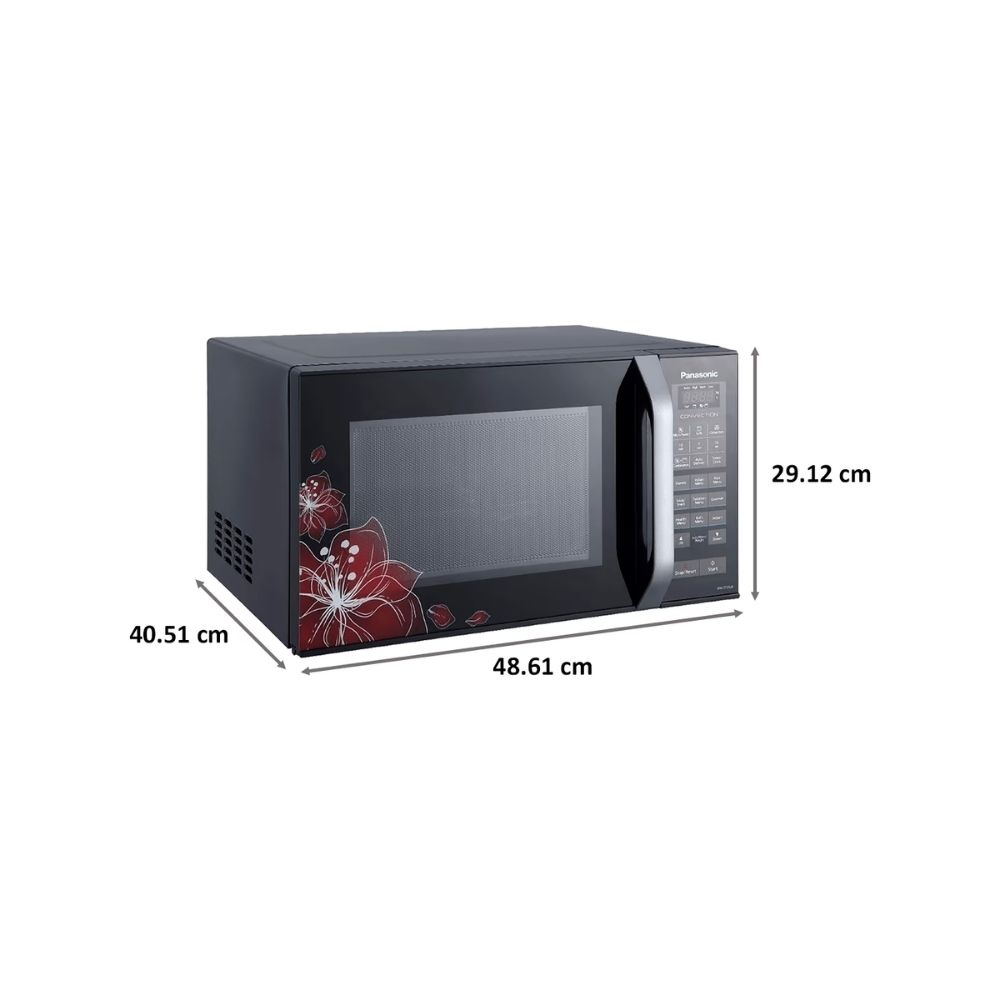 Panasonic 23 L Convection Microwave OvenNN-CT35LBFDG Black Floral