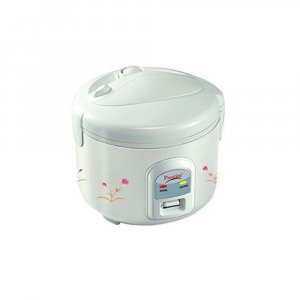 Image of Prestige PRWCS 1.0 Food Steamer, Rice Cooker  (1 L, White)