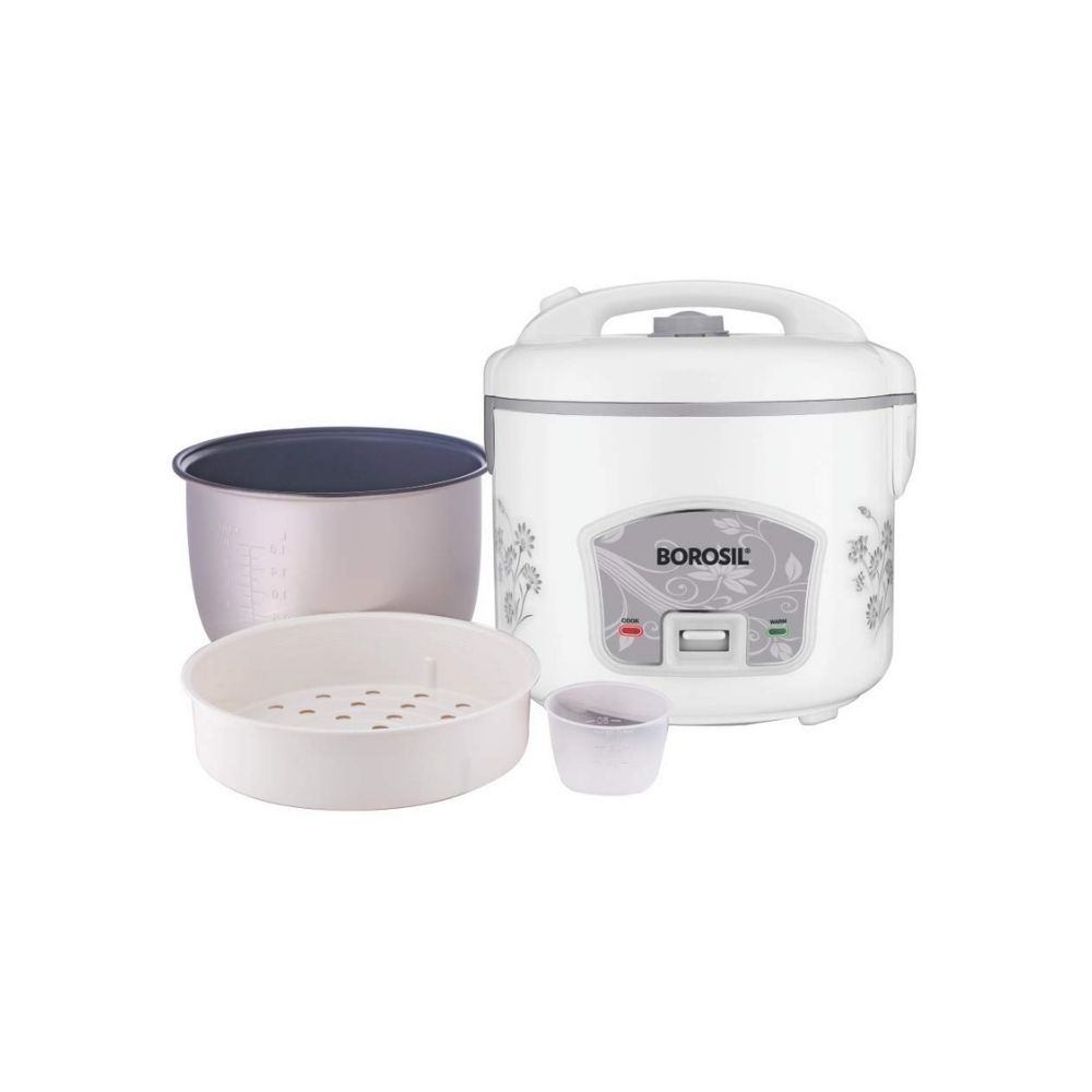 Borosil BRC28MPB23 Food Steamer Rice Cooker 28 L White