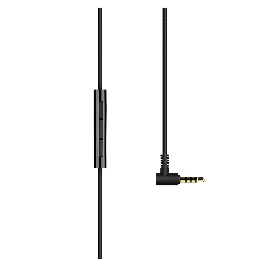 Mi Dual Driver in-Ear Earphones with Magnetic Earbuds Passive Noise Cancellation Tangle-Free Braided Cable Black