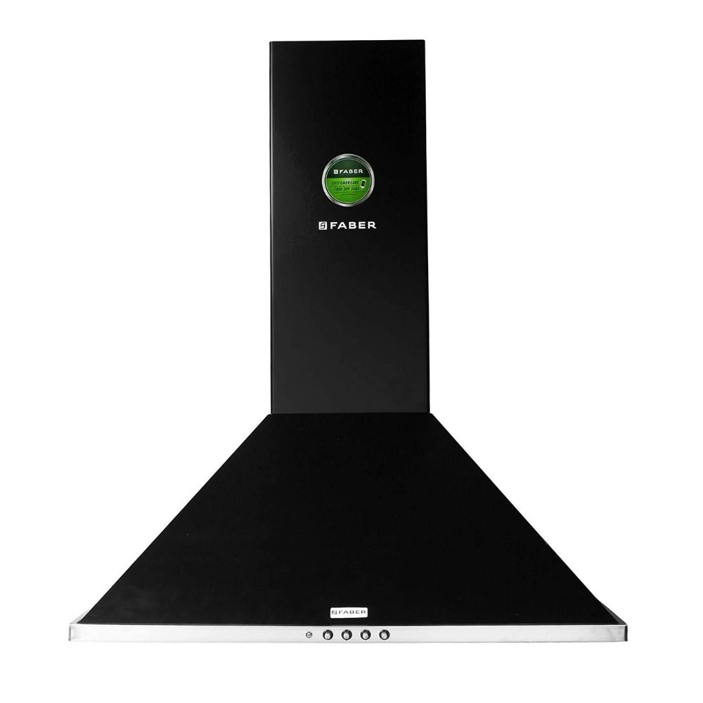 Faber 60 cm 3 Way Silent Suction Chimney 1095 m3h Topaz 3D T2S2 BK PB LTW 60 Black