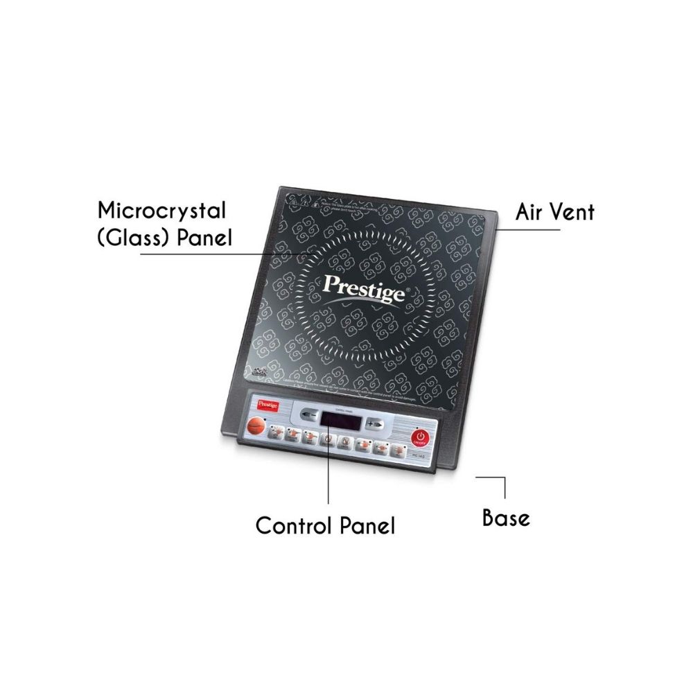 Prestige PIC 140 Induction CooktopBlack Push Button