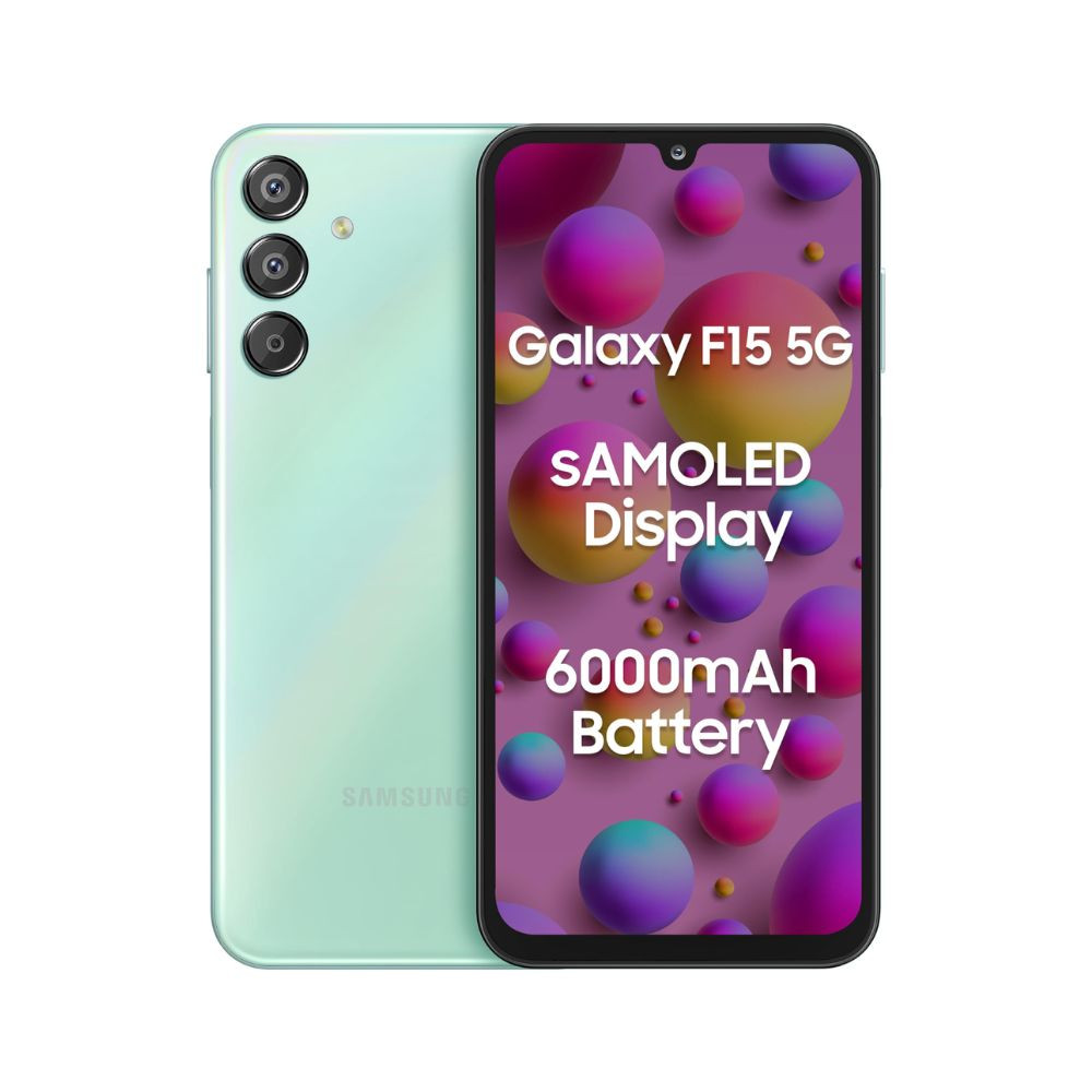 Samsung Galaxy F15 5G Jazzy Green 6GB RAM 128 GB Storage