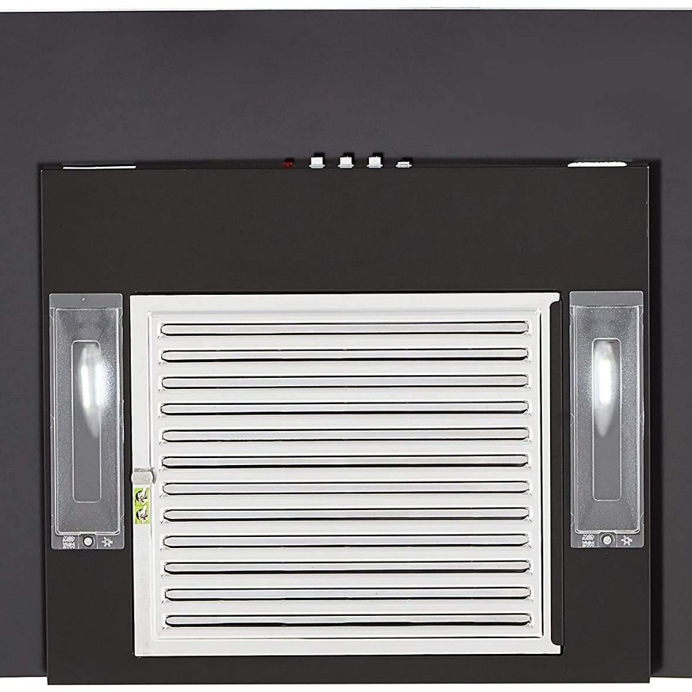 Faber 60 cm 1000 mHR Curved Glass Kitchen Chimney HOOD PRETTY PLUS PRO BK PB LTW 60 1 Baffle Filter Black