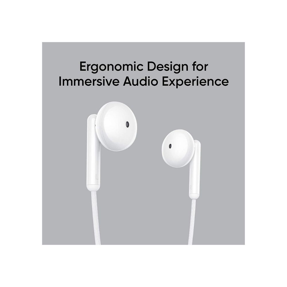 Realme Buds Classic Wired in Ear Earphones with Mic White