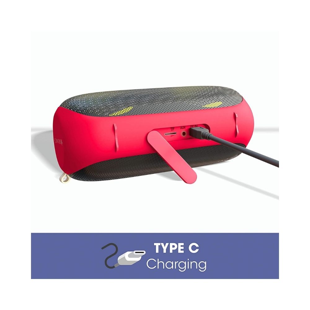 Zebronics Zeb-Music Bomb X Wireless 20W Portable Speaker Red