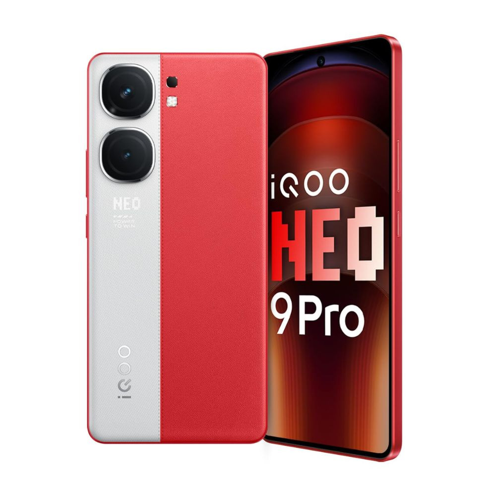 iQOO Neo9 Pro 5G Fiery Red 8GB RAM 128GB Storage  Snapdragon 8 Gen 2 Processor  Supercomputing Chip Q1  Flagship Level Sony IMX920 Camera