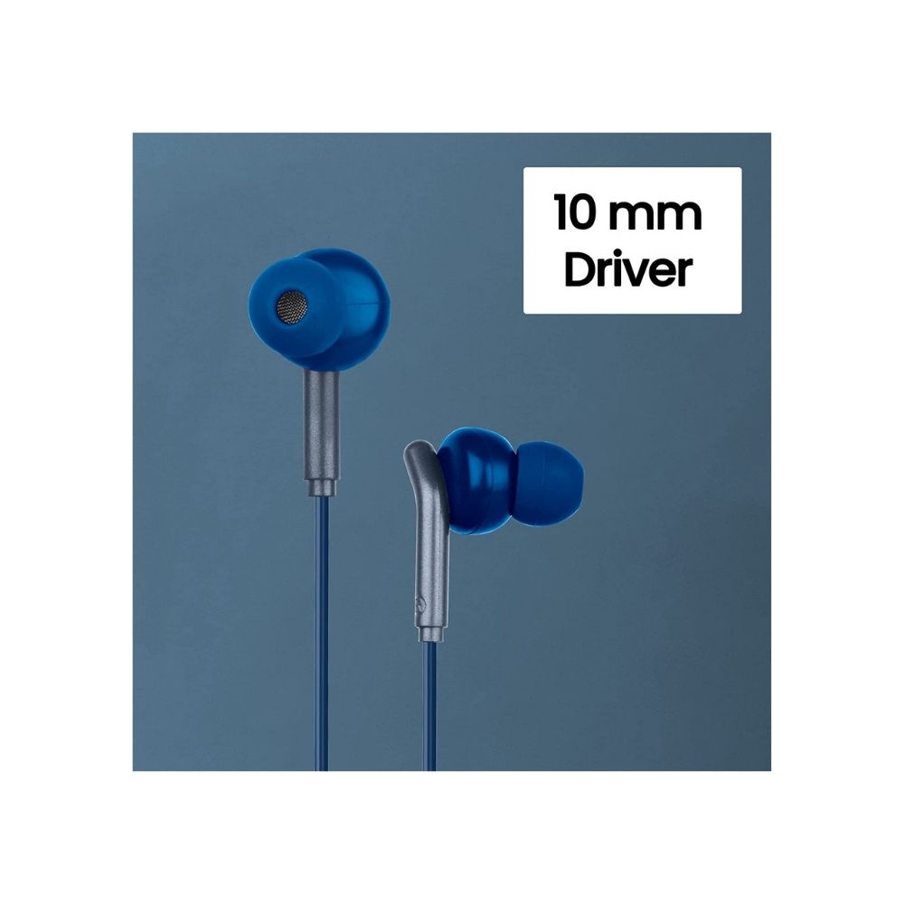 Zebronics Zeb-Bro in Ear Wired EarphonesBlue