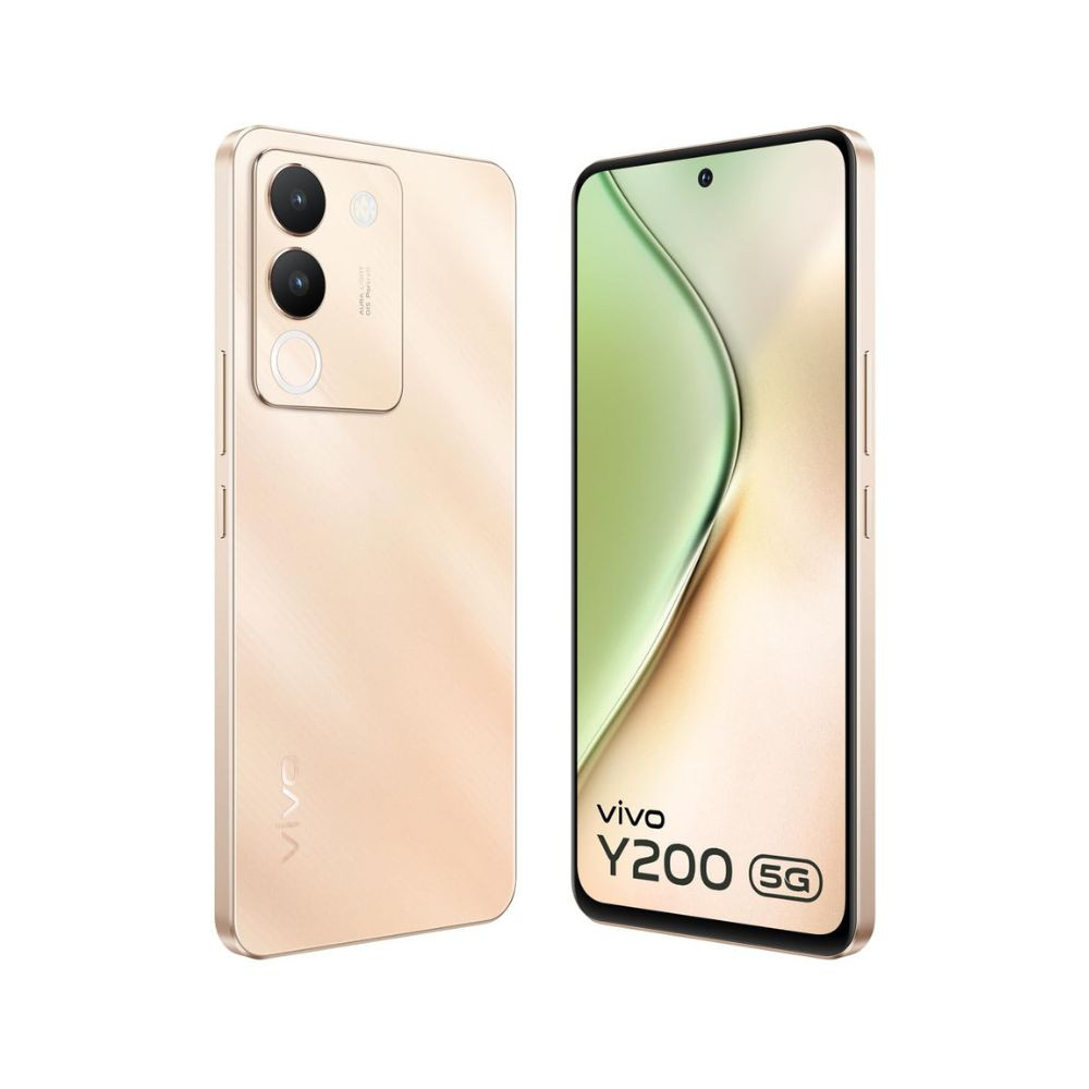 Vivo Y200 5G Desert Gold 8GB RAM 256GB Storage with No Cost EMIAdditional Exchange Offers