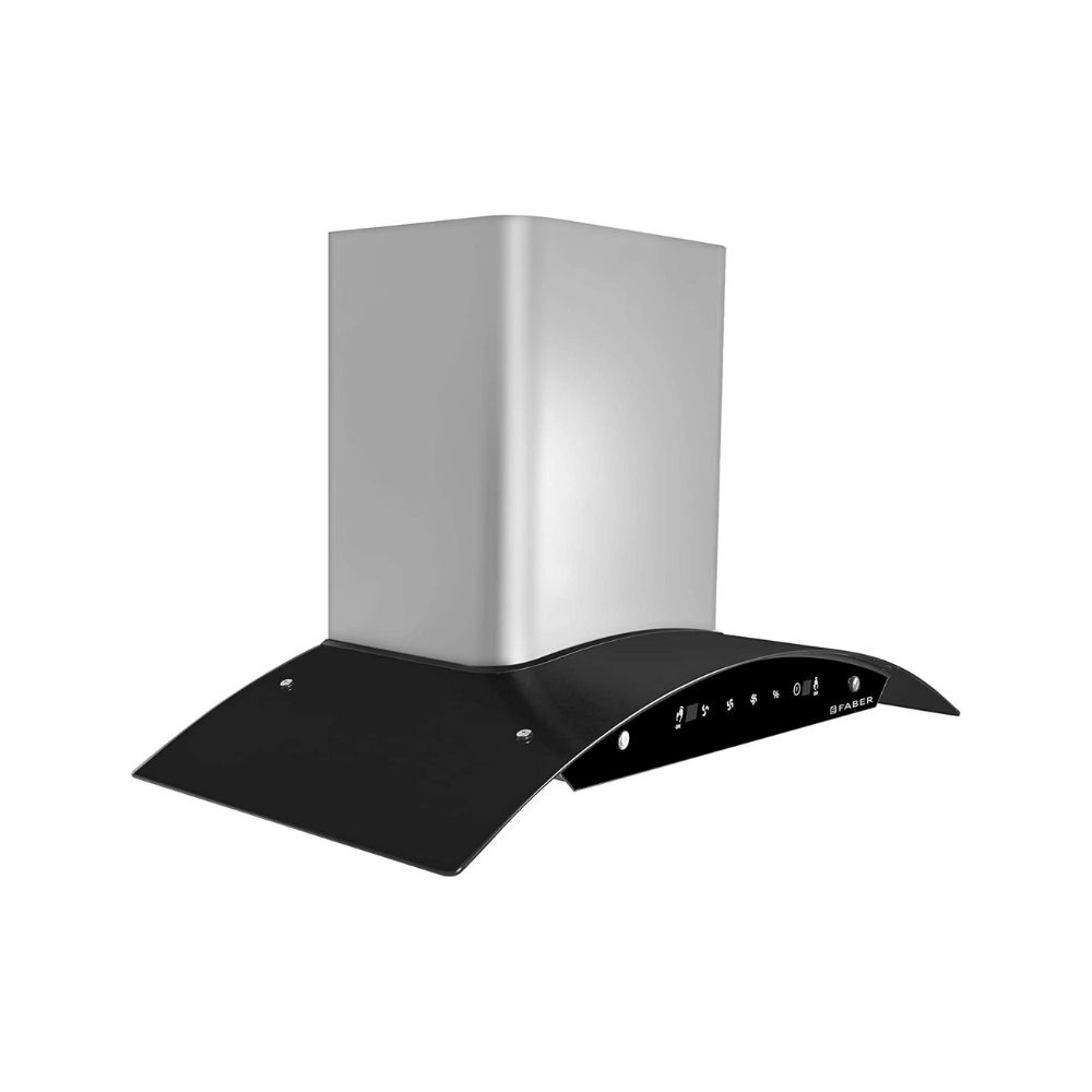 Faber 90 cm 1200 mhr Auto-Clean curved glass Kitchen Chimney HOOD ORIENT XPRESS HC SC SS 90 Filterless technology Touch Control
