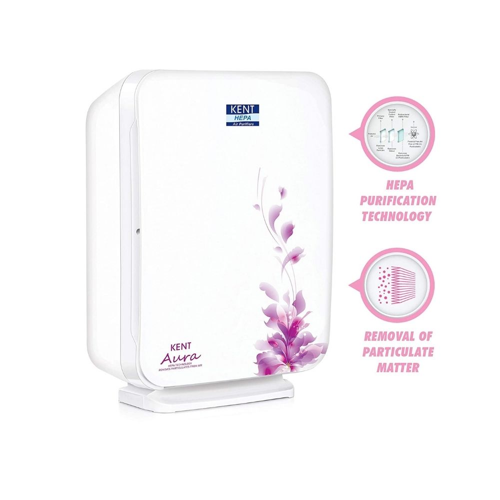 Kent Aura Room Air Purifier 60-Watt with HEPA Technology White