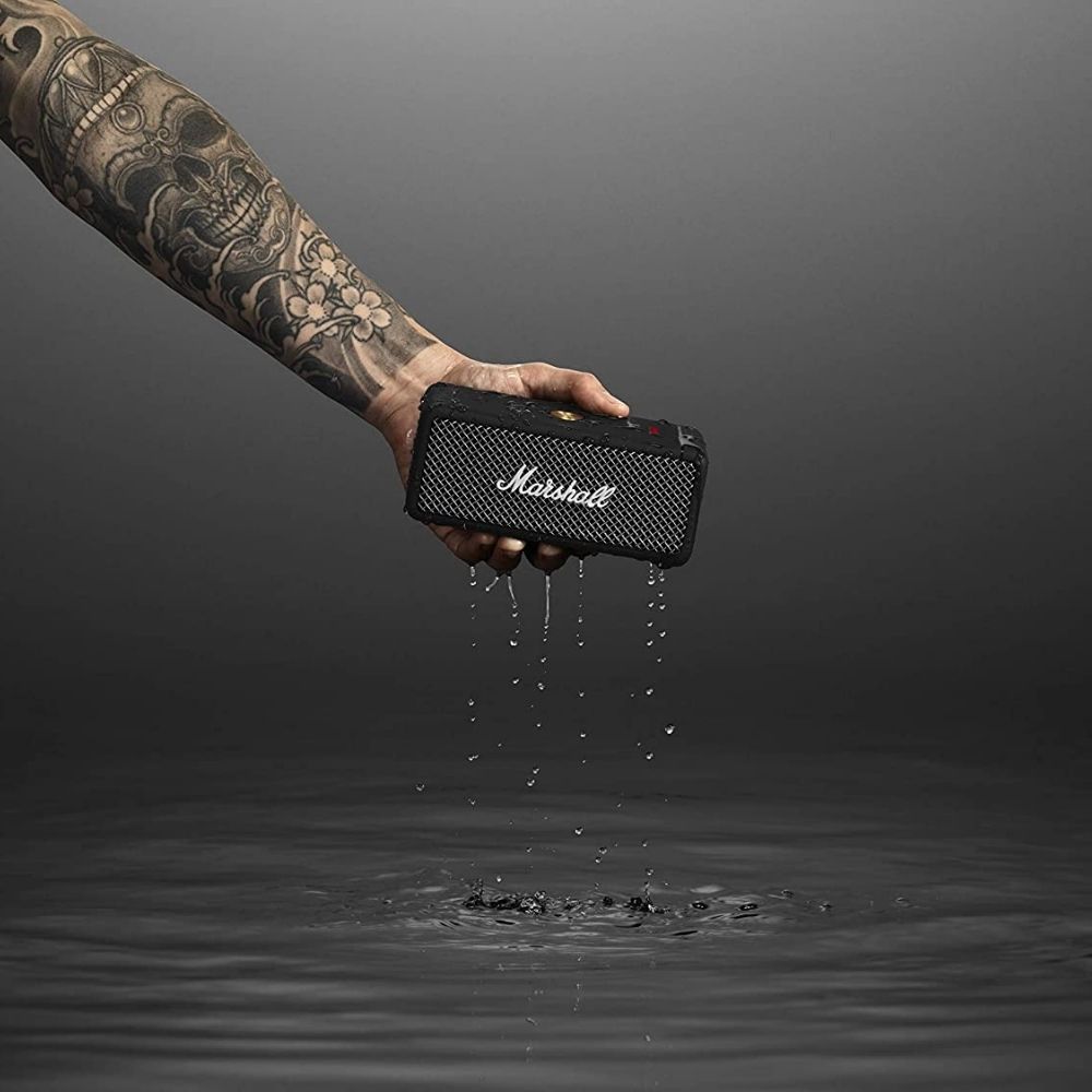 Marshall Emberton 20 Watt Wireless Bluetooth Portable Speaker Black