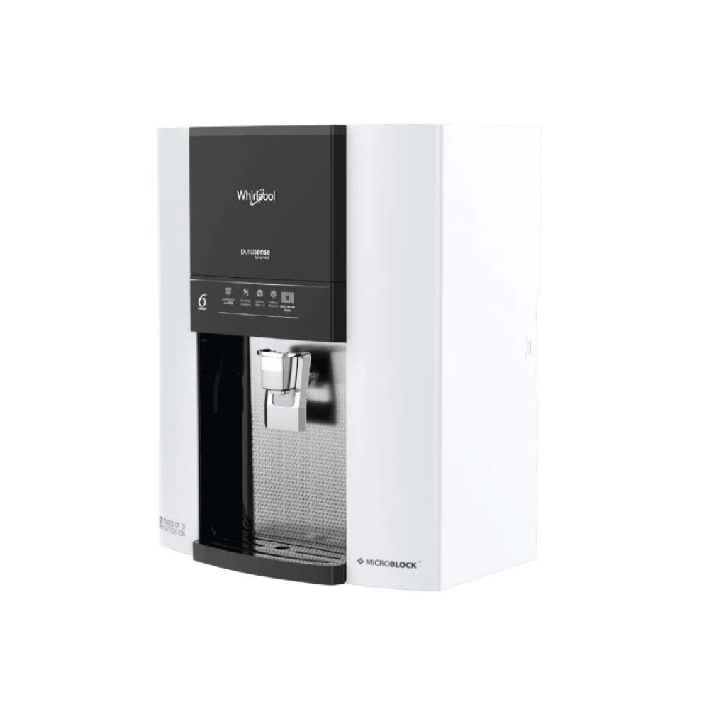 Whirlpool Purasense 7 L RO UV UF Water Purifier with DIY Technology White Black