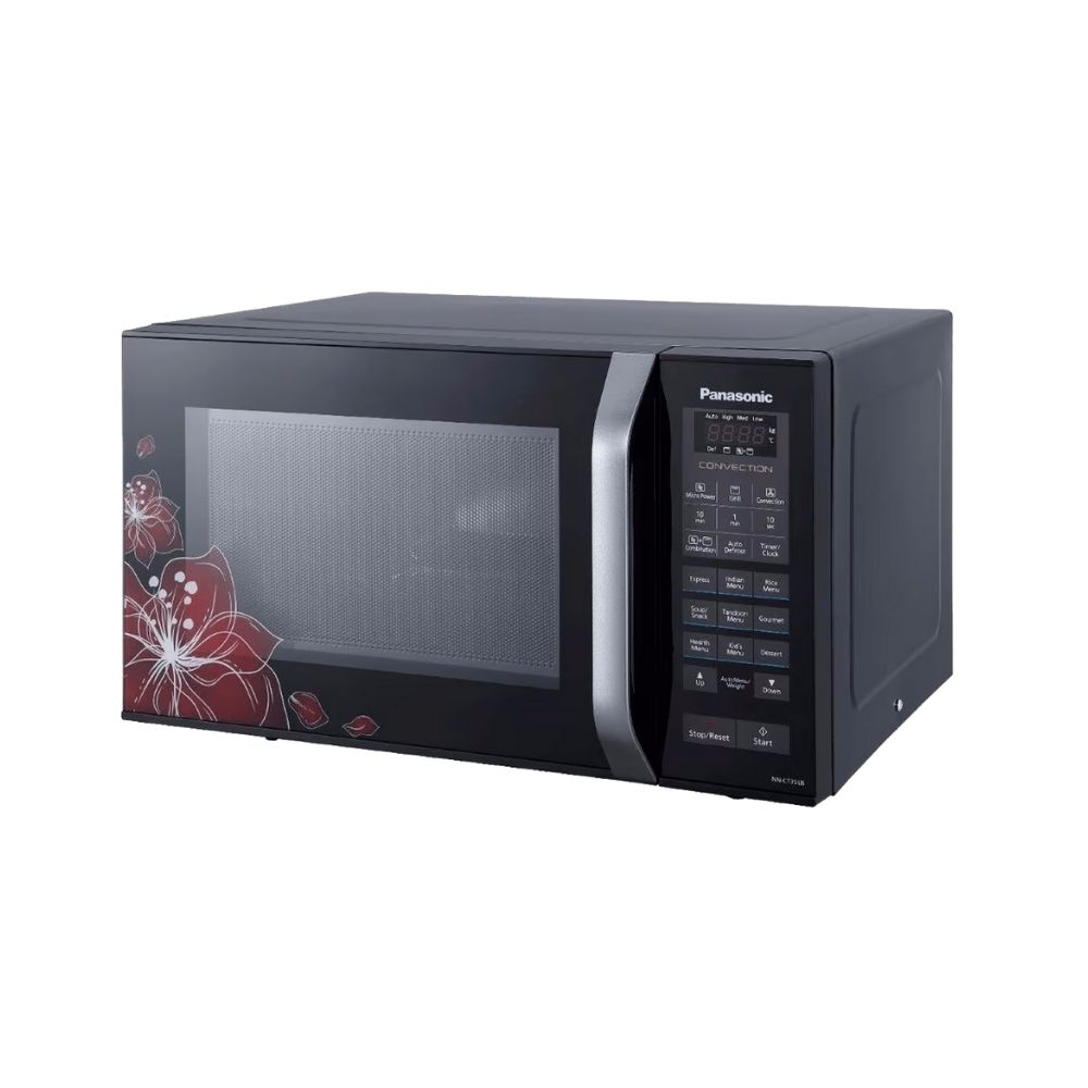 Panasonic 23 L Convection Microwave OvenNN-CT35LBFDG Black Floral