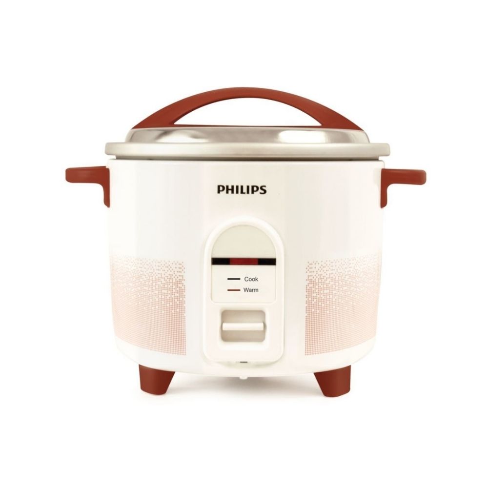 PHILIPS HL166200 1-L Electric Rice Cooker WhiteRed