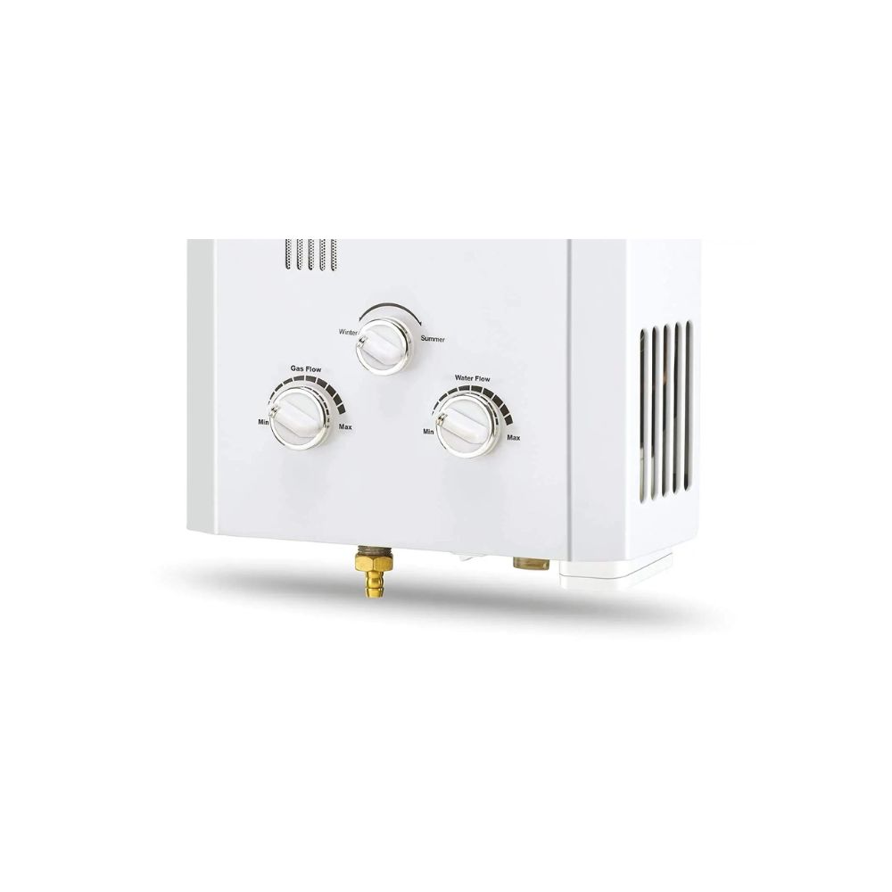 Bajaj Majesty Duetto Gas 6 Ltr Vertical Water Heater  LPG White