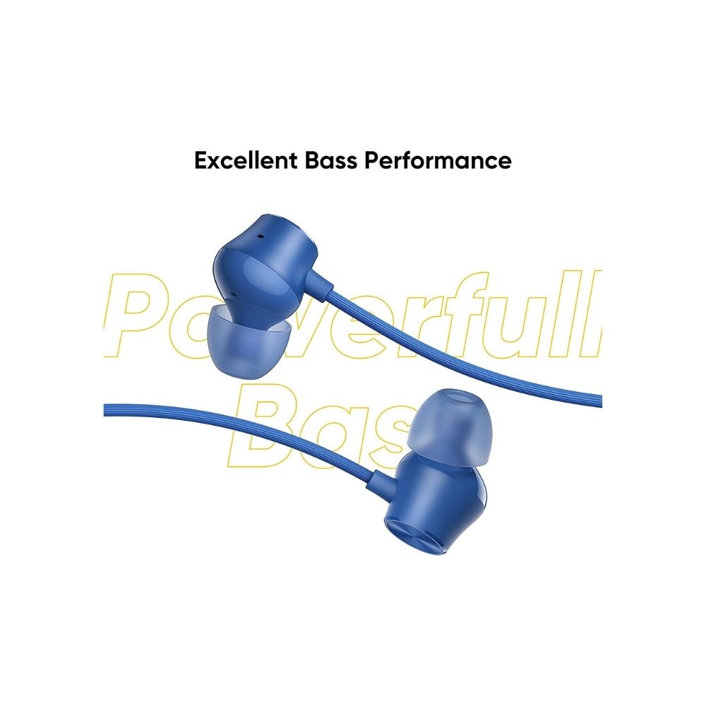 Realme Buds 2 Neo Wired in Ear Earphones with Mic Blue
