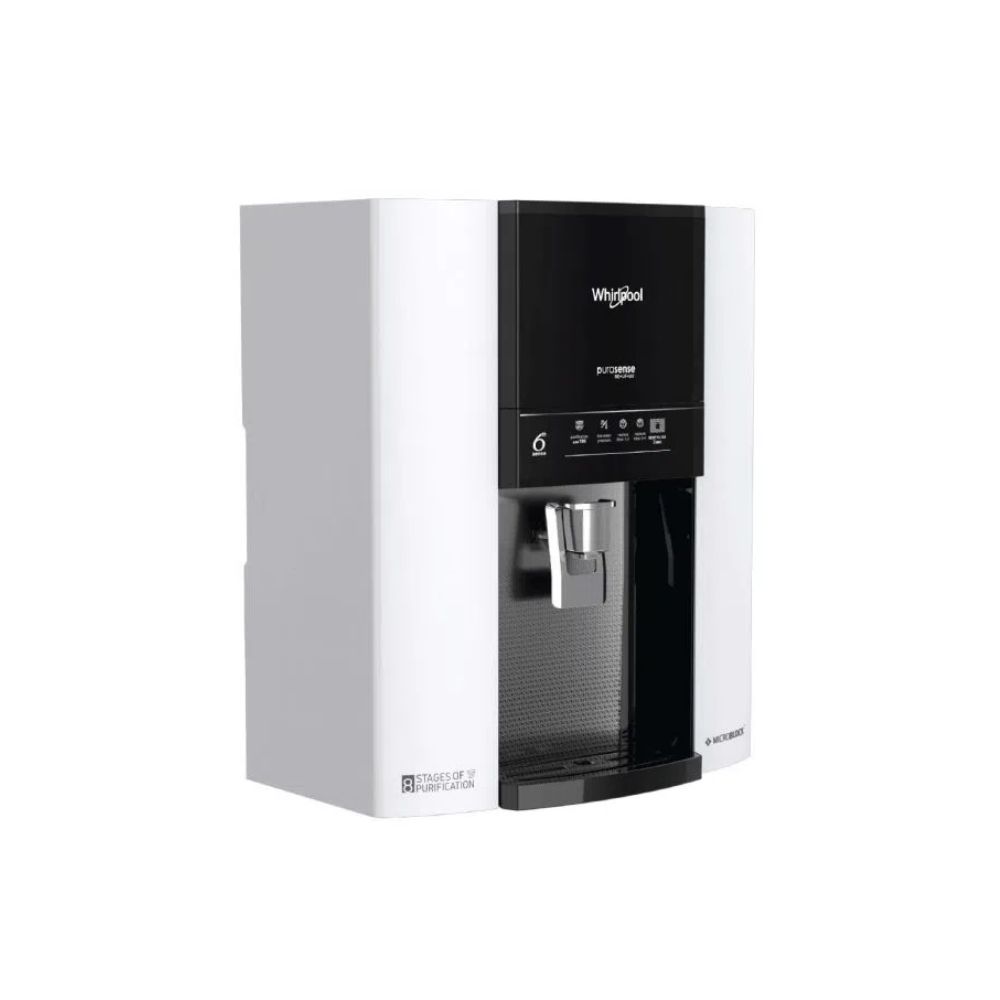 Whirlpool Purasense 7 L RO  UV  UF Water Purifier with DIY Technology  White Black
