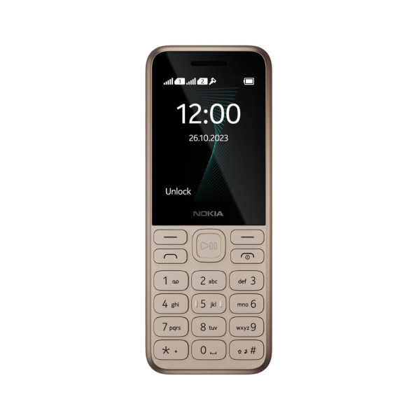 Image of Nokia 130 Music | Built-in Powerful Loud Speaker with Music Player and Wireless FM Radio | Dedicated Music Buttons | Big 2.4 Display | 1 Month Standby Battery Life | Gold